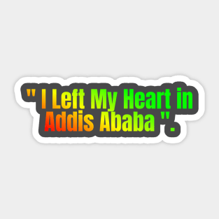 Addis Ababa Sticker